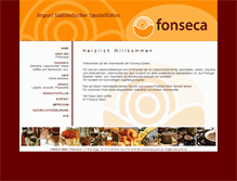 Tablet Screenshot of fonseca-gmbh.de